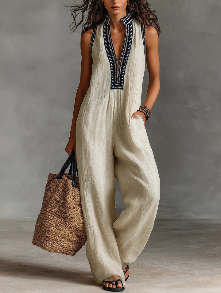 Fiamma | Mono Sin Mangas con Cuello Alto