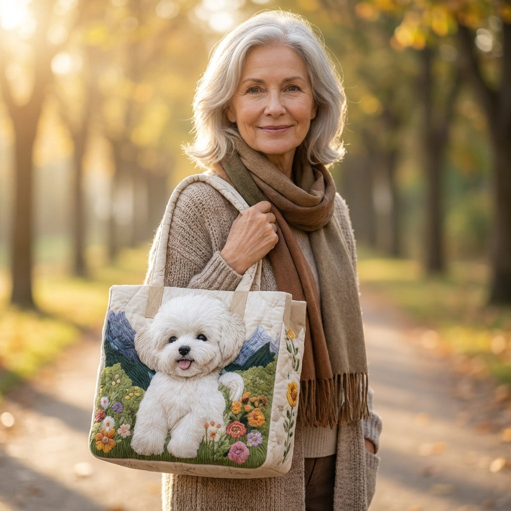 Bolso de Pana Artesanal - Perro Encantado