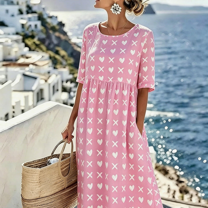 Lottie™ | Vestido Midi Sweetheart de Verano