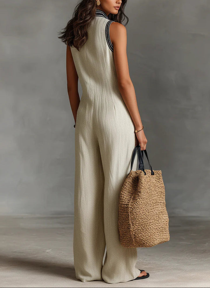 Fiamma | Mono Sin Mangas con Cuello Alto
