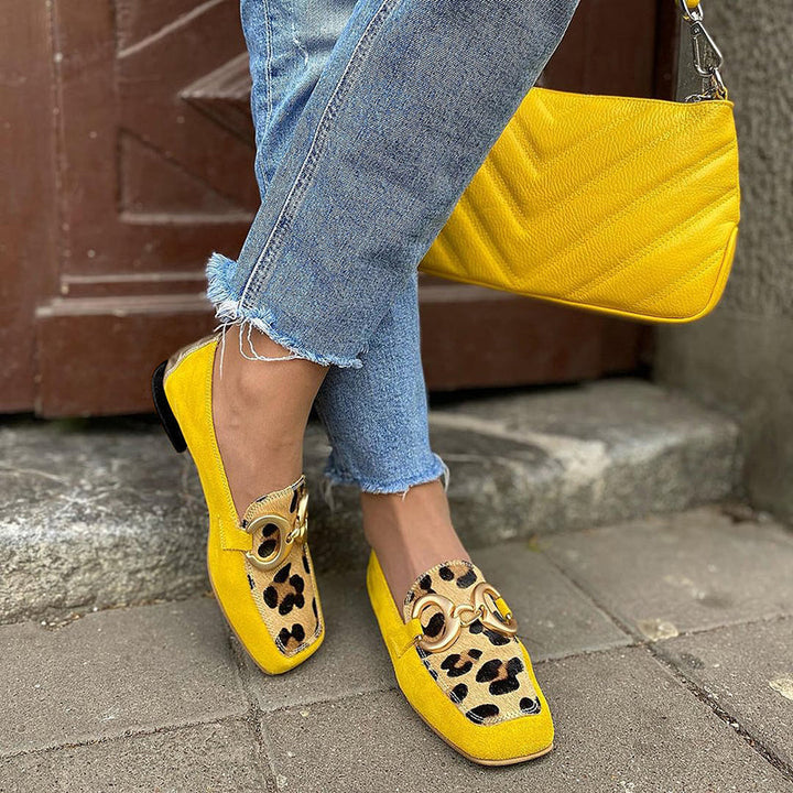 Caia™ - Mocasines con Estampado de Leopardo