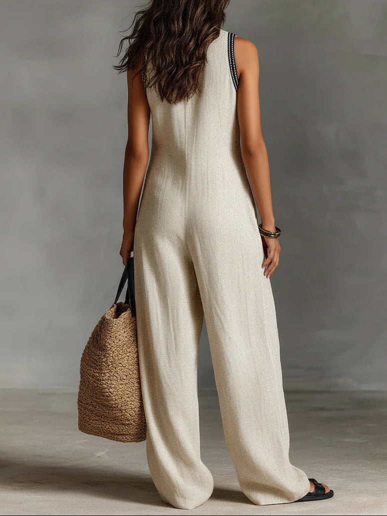 Fiamma | Mono Sin Mangas con Cuello Alto
