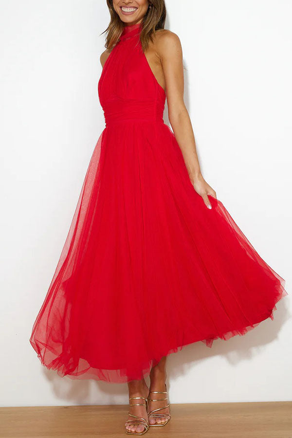 Phoebe - Vestido Midi con Falda Larga