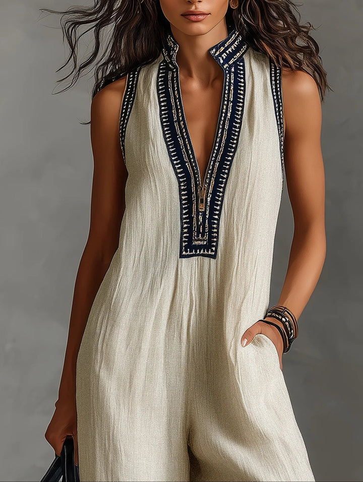 Fiamma | Mono Sin Mangas con Cuello Alto
