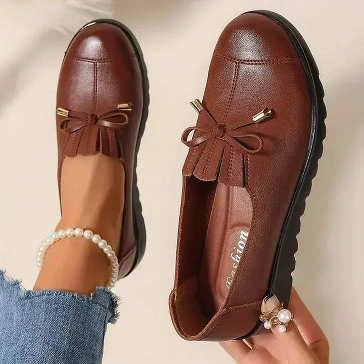 Lara | Mocasines de Cuero Ortopédicos de Confort