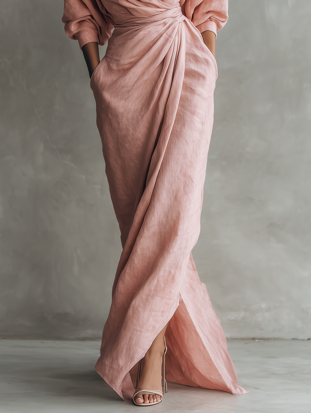 Julianna | Vestido Maxi Envolvente Minimalista