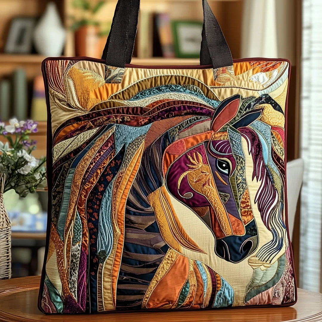 Bolsa Artesanal - Caballo de Mosaico Multicolor