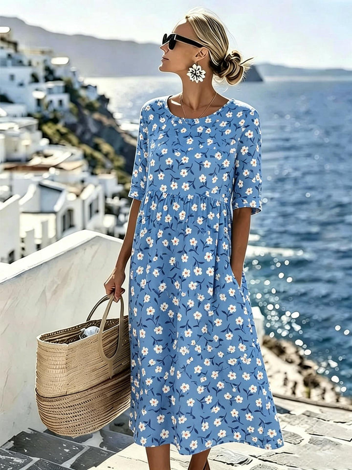 Lily™ - Elegante Vestido Midi Floral para el Verano