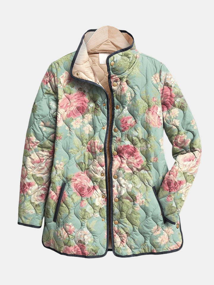 Valcor | Chaqueta Acolchada Viejas Rosas Claras