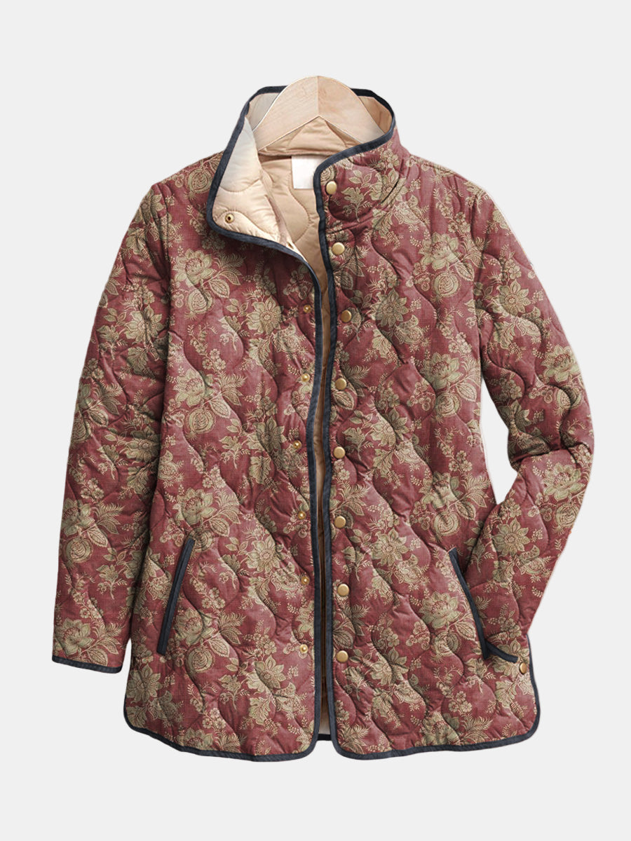 Valcor | Chaqueta Acolchada Damask Ciruela Sophie