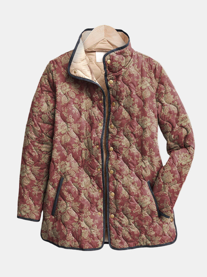 Valcor | Chaqueta Acolchada Damask Ciruela Sophie