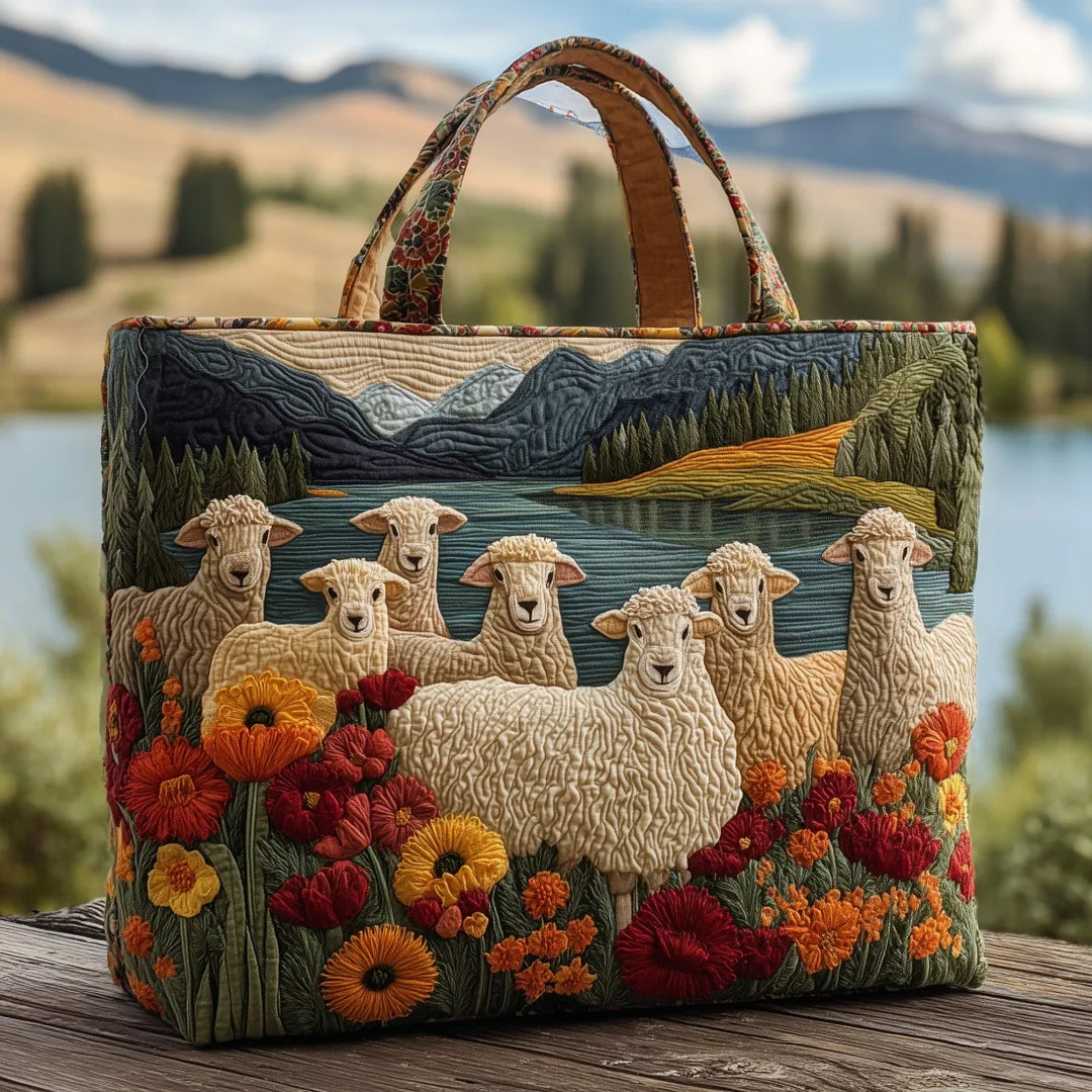 Bolsa Artesanal - Oveja junto al Lago