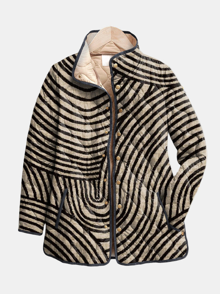 Valcor | Chaqueta Acolchada con Círculos Dibujados Léa