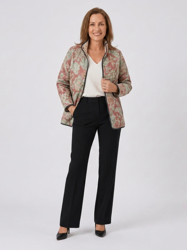 Valcor | Chaqueta Acolchada Damas Terracota Pauline