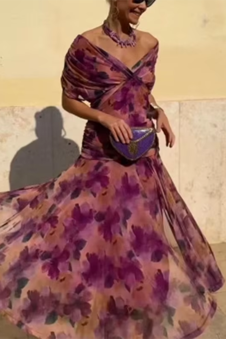 Valentina | Vestido Maxi con Escote en V