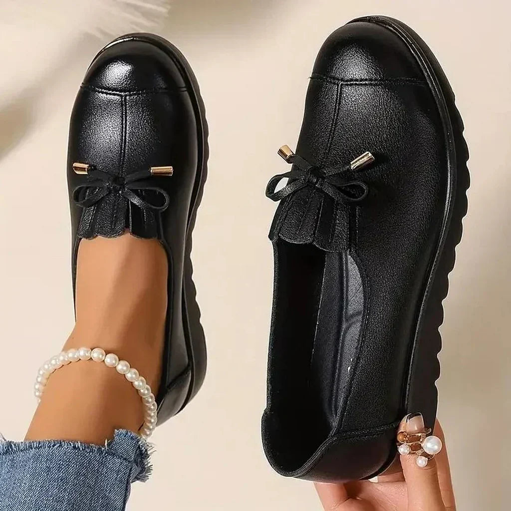 Lara | Mocasines de Cuero Ortopédicos de Confort
