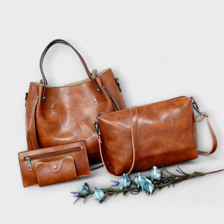 Azura - Set de Bolsos Vintage de 4 Piezas