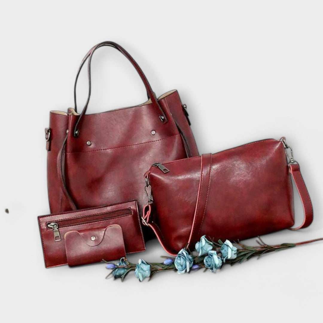 Azura - Set de Bolsos Vintage de 4 Piezas