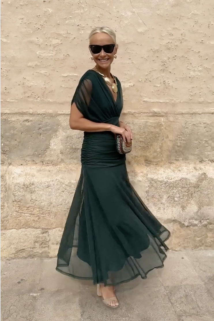 Valentina | Vestido Maxi con Escote en V