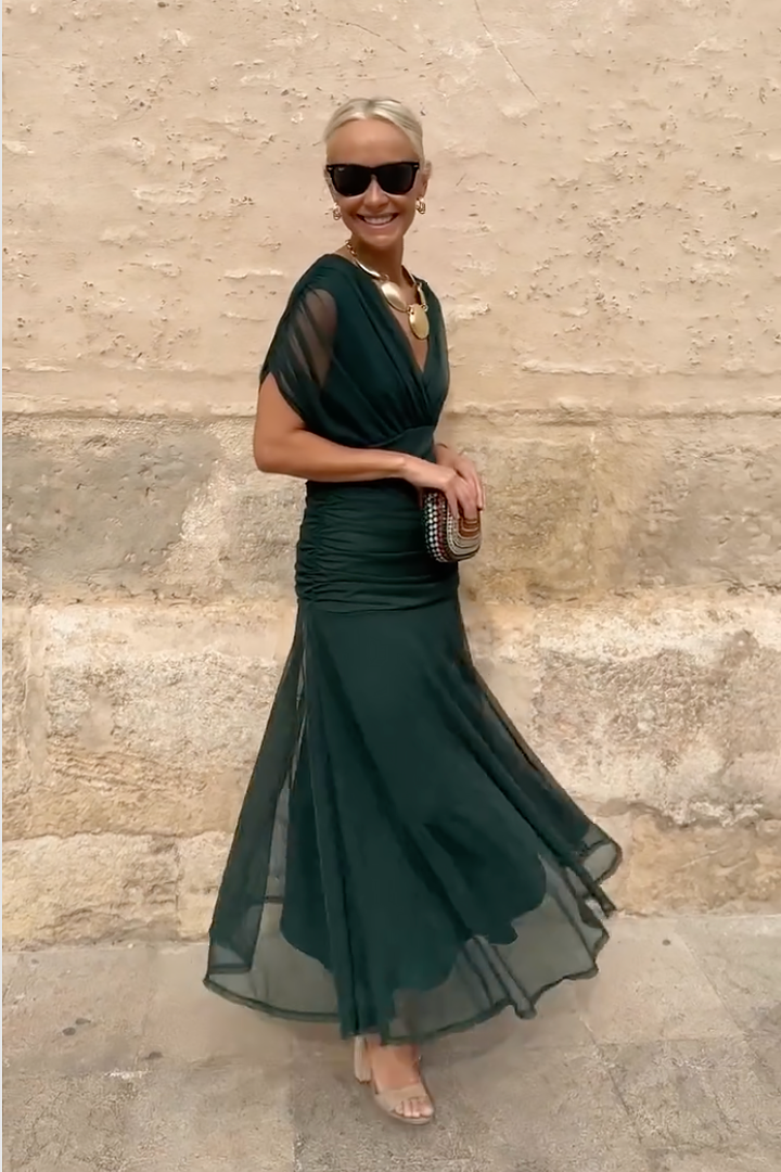 Valentina | Vestido Maxi con Escote en V