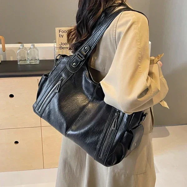 Amira - Bolsa de Mano de Cuero