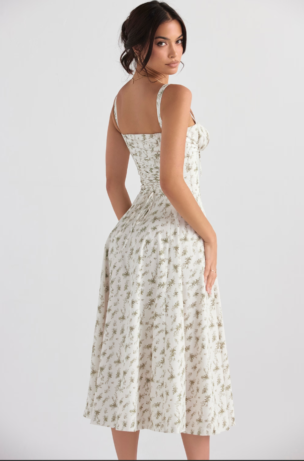 AURORA - VESTIDO MIDI CORSET