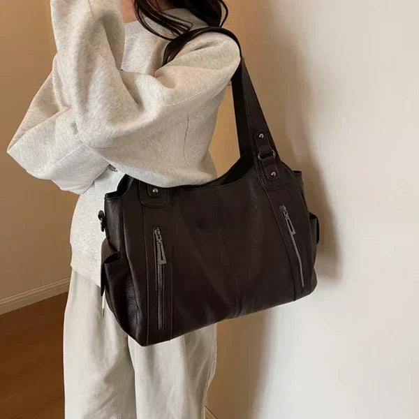 Amira - Bolsa de Mano de Cuero
