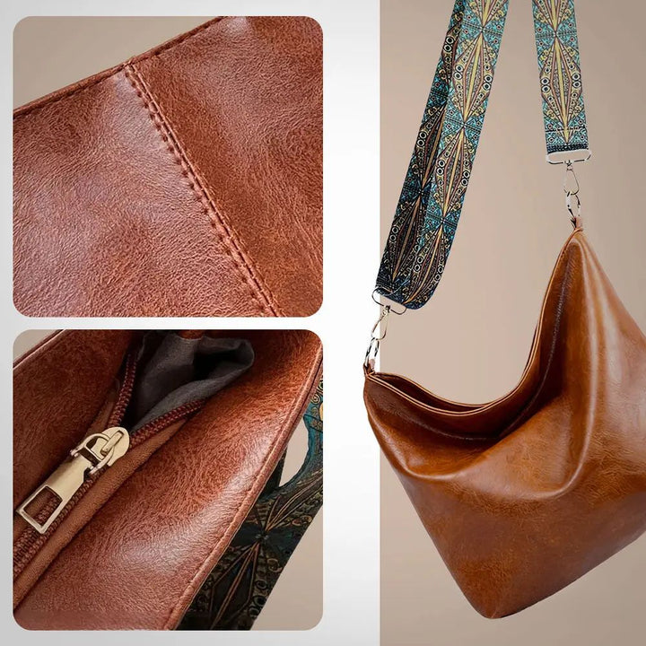 Greta – Bolso de Hombro de Cuero Vintage