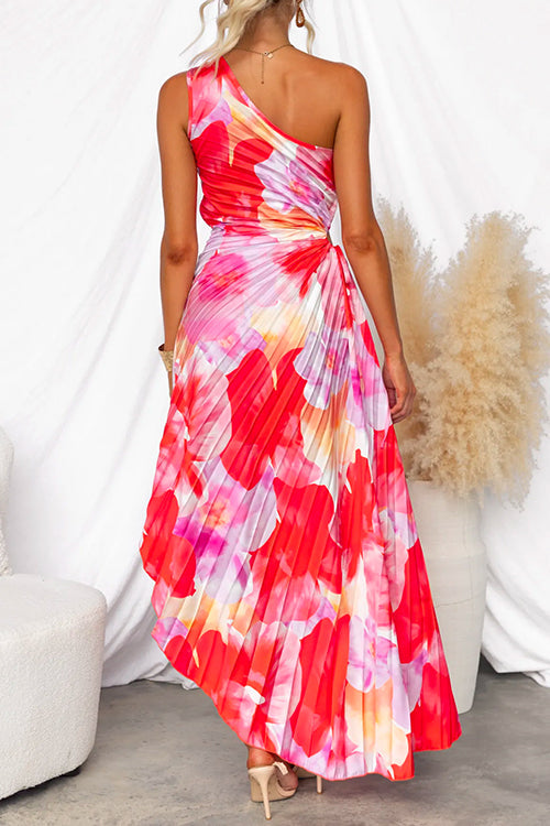 Kacie - Vestido Maxi Plisado de Verano