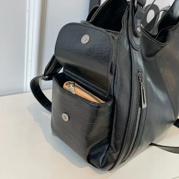 Amira - Bolsa de Mano de Cuero