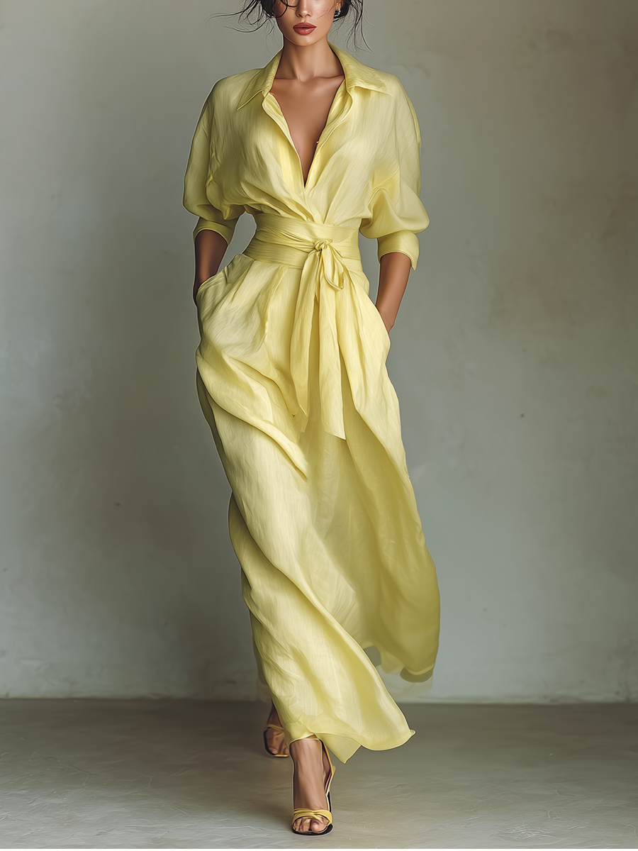 Inna - Vestido Camisero Maxi