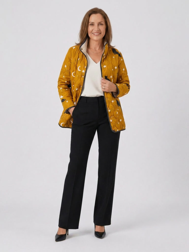 Valcor | Chaqueta Acolchada Gatos y Estrellas Nicole