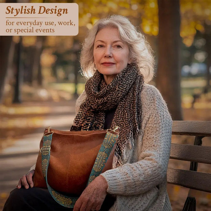 Greta – Bolso de Hombro de Cuero Vintage