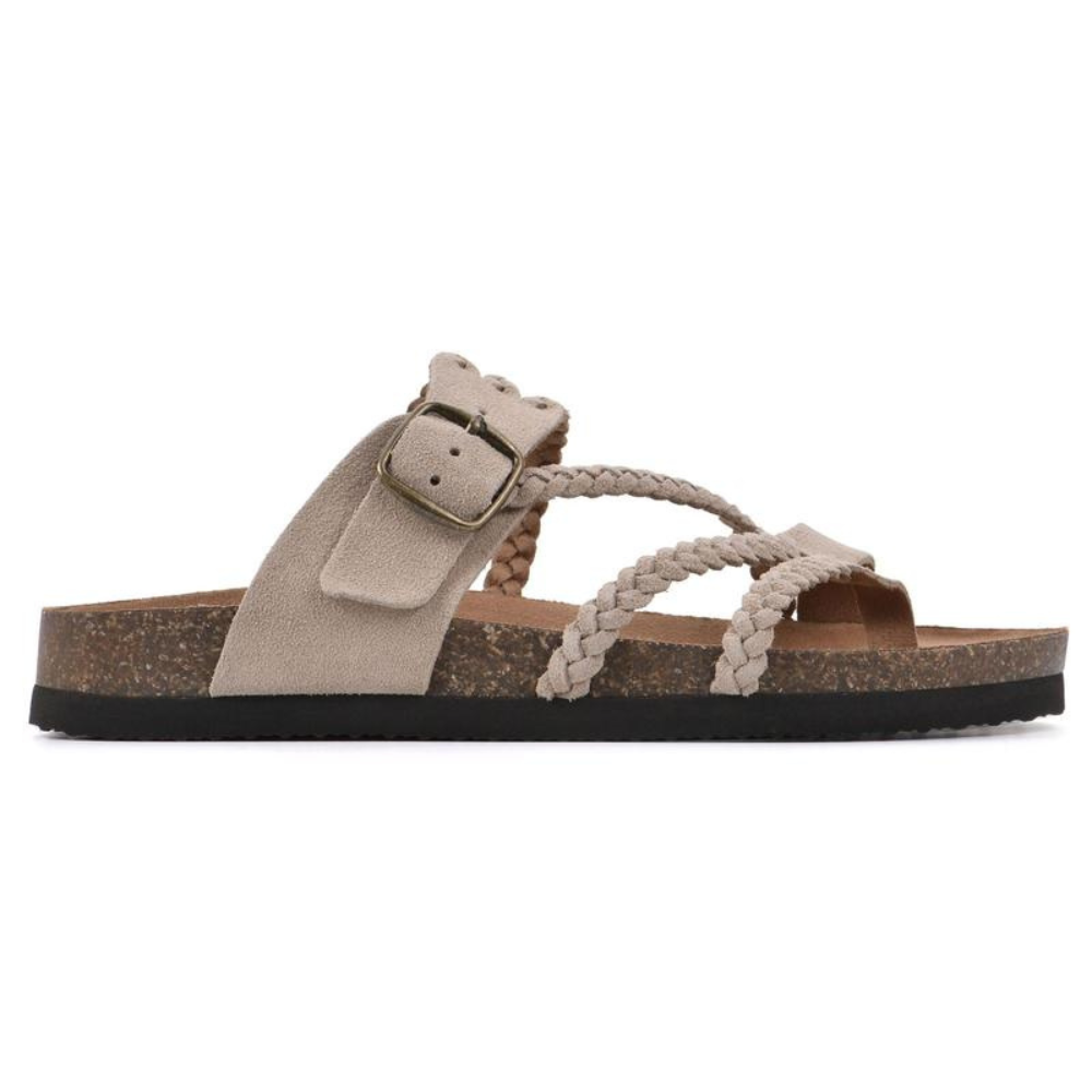 Hayleigh | Sandalias de Corcho Tejidas