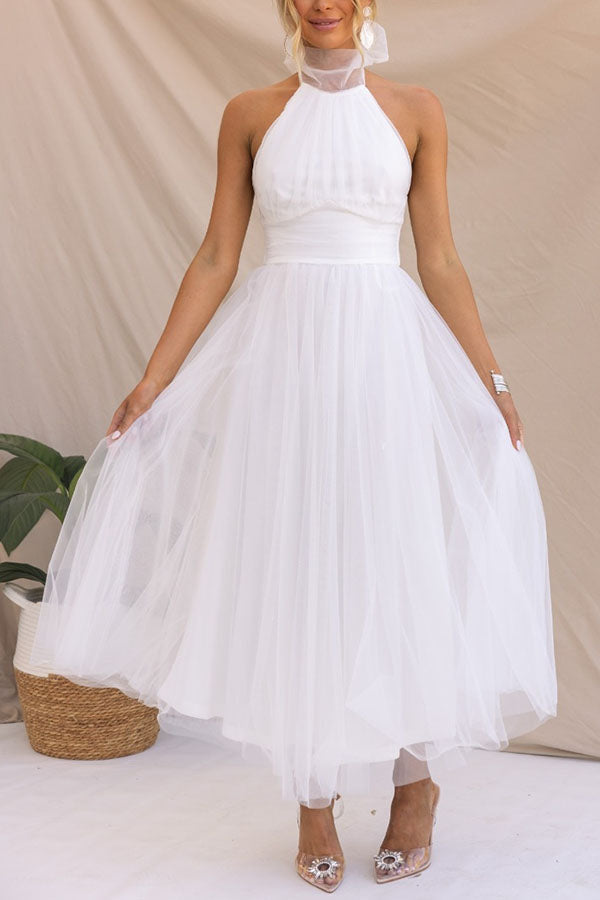 Phoebe - Vestido Midi con Falda Larga