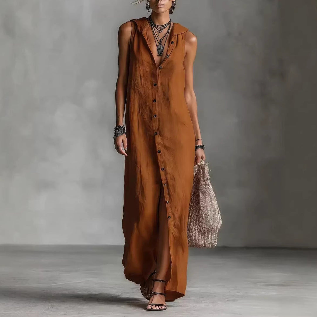 Kamila | Vestido Maxi Sin Mangas Sin Esfuerzo