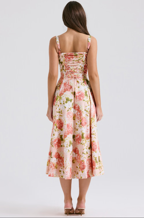 AURORA - VESTIDO MIDI CORSET