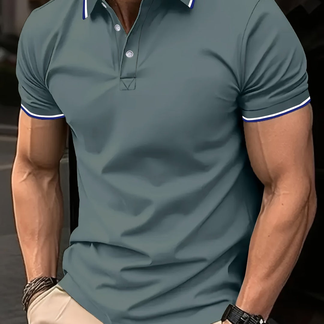 Clifton | Camisa Polo Clásica de Manga Corta para Hombres