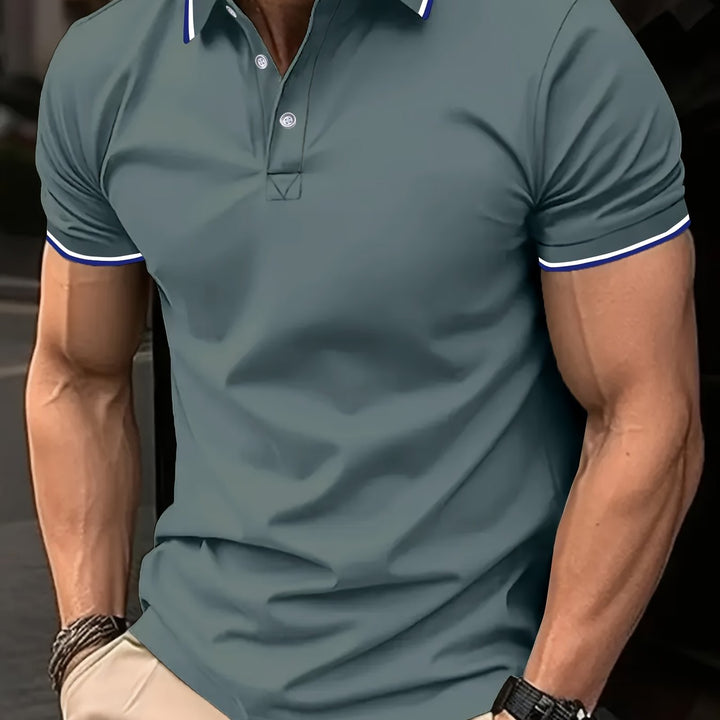 Clifton | Camisa Polo Clásica de Manga Corta para Hombres