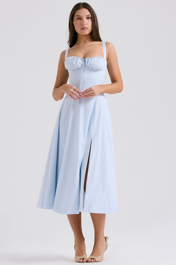 AURORA - VESTIDO MIDI CORSET