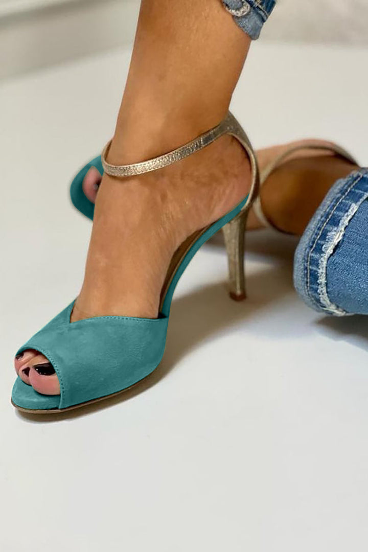 Lilli™ - Tacones Brillantes con Tiras