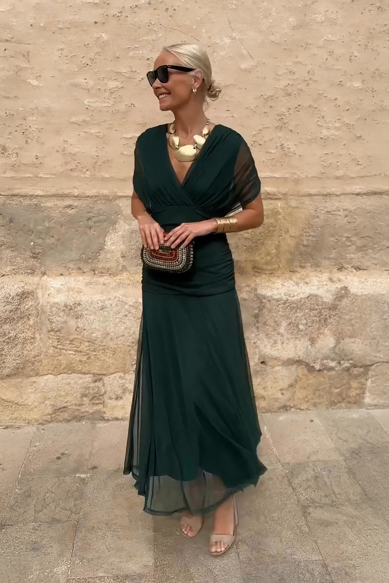 Valentina | Vestido Maxi con Escote en V