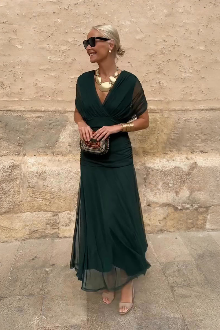 Valentina | Vestido Maxi con Escote en V