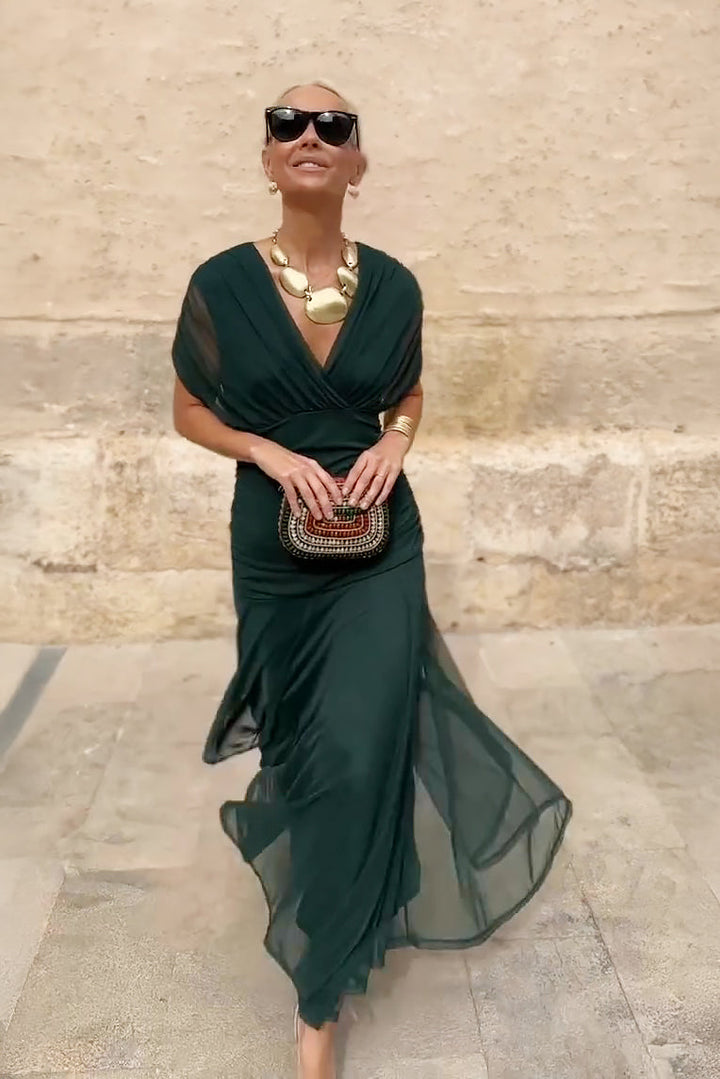 Valentina | Vestido Maxi con Escote en V