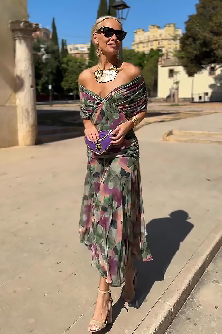 Valentina | Vestido Maxi con Escote en V