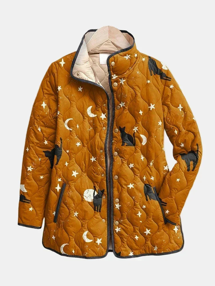 Valcor | Chaqueta Acolchada Gatos y Estrellas Nicole