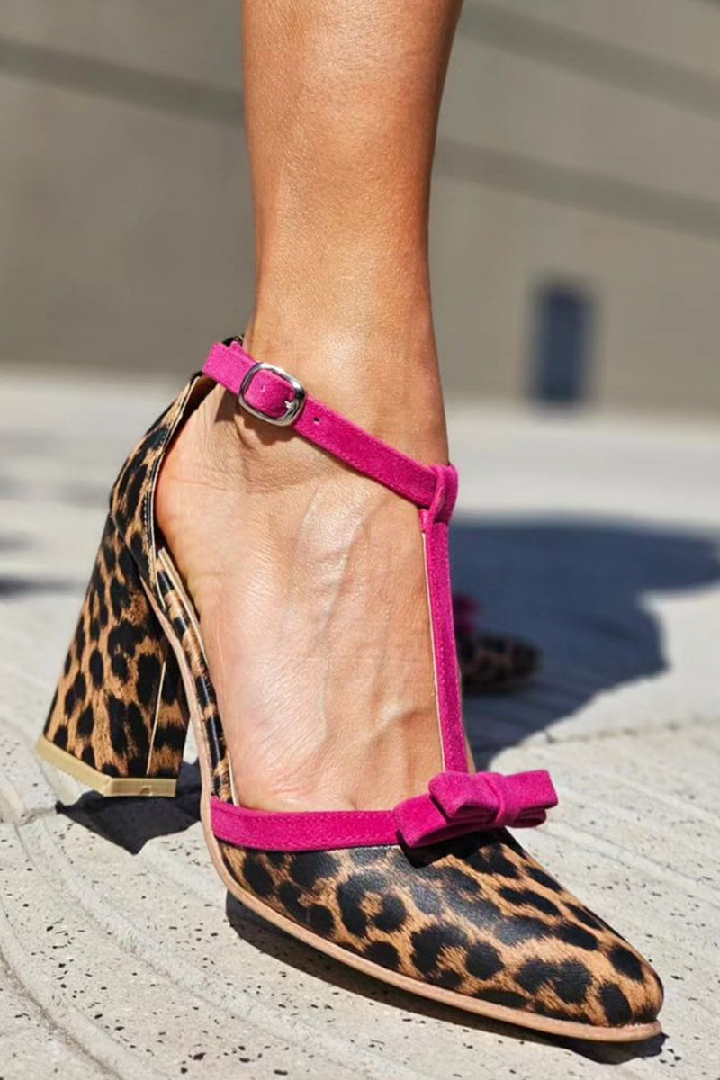 Helen™ - Tacones de Leopardo
