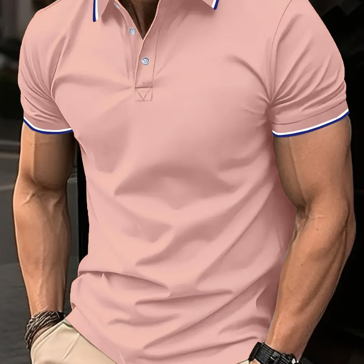 Clifton | Camisa Polo Clásica de Manga Corta para Hombres