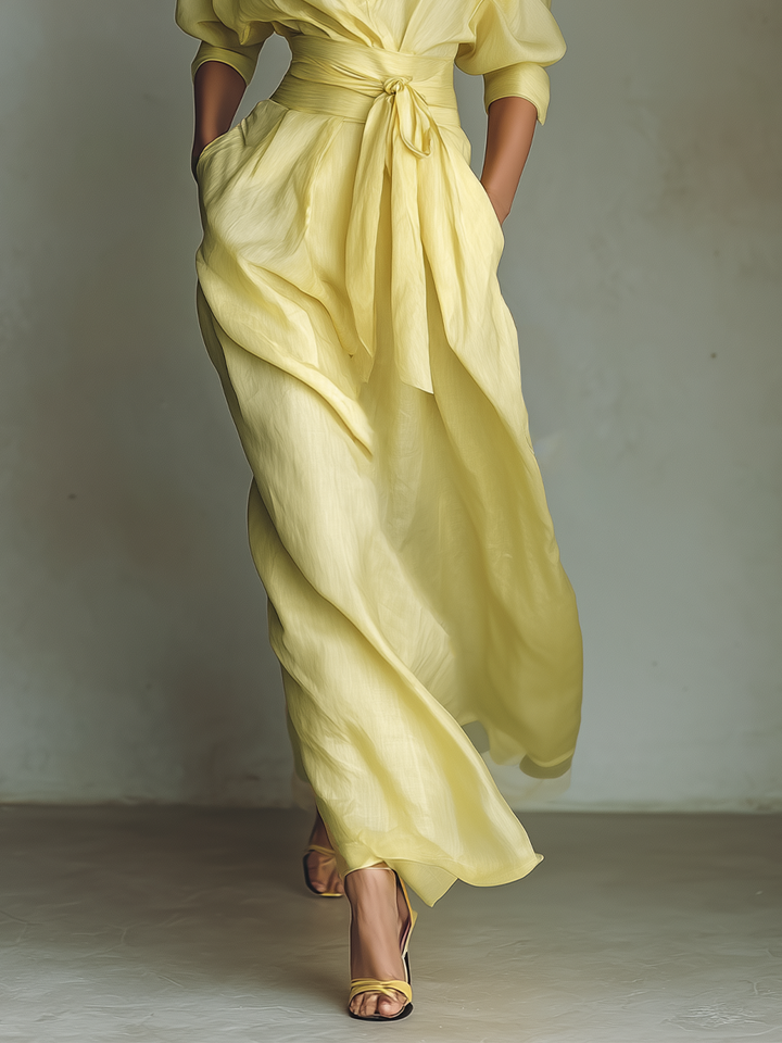Inna - Vestido Camisero Maxi