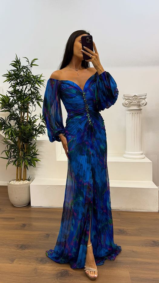 Gisselle - Vestido Maxi con Escote en V